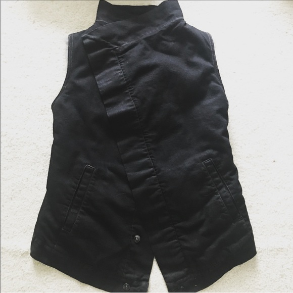 RICK OWENS DRKSHDW | FUR DENIM VEST | REVERSIBLE - Picture 8 of 8